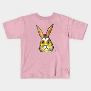 Cute old rabbit marrón Kids T-Shirt